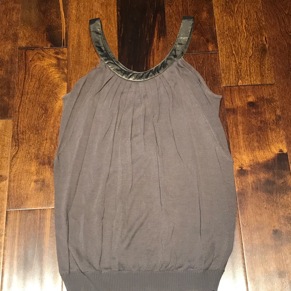 Brown/Gold Knot Top • Sz S
